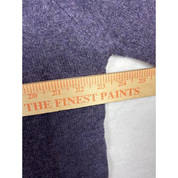 J.Crew Womens Purple Lambswool Sweater Size xl - Picture 4 of 7